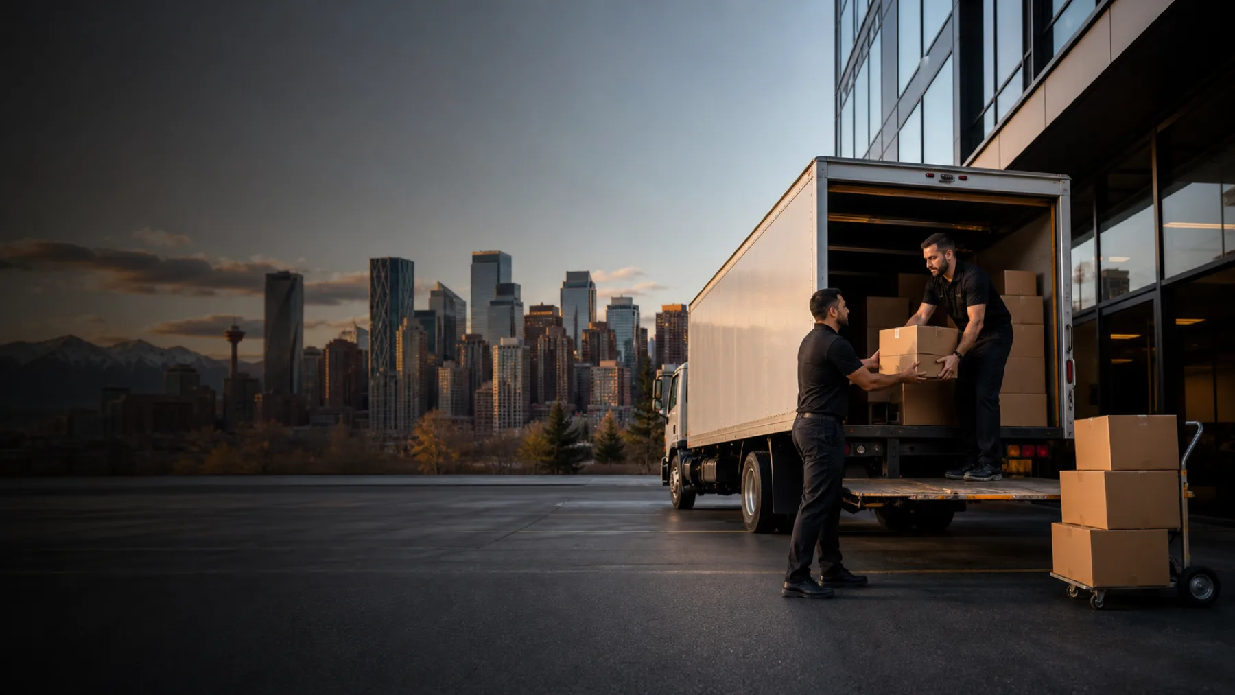 Commercial moving in Calgary, Alberta