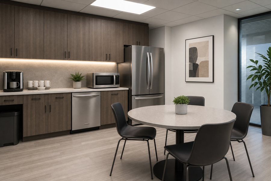 Office breakroom and appliances